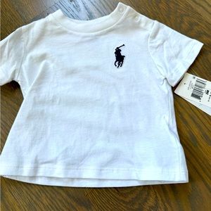 NWT Ralph Lauren Baby White Tee